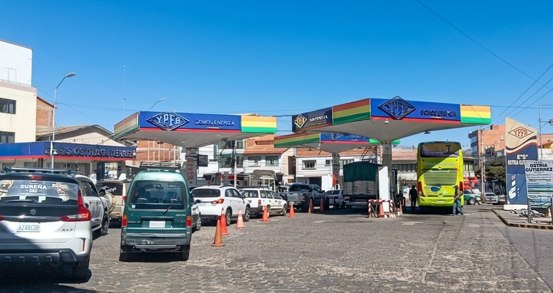 YPFB aprovisiona a Chuquisaca con 435.000 litros de combustibles y 18.600 garrafas de GLP