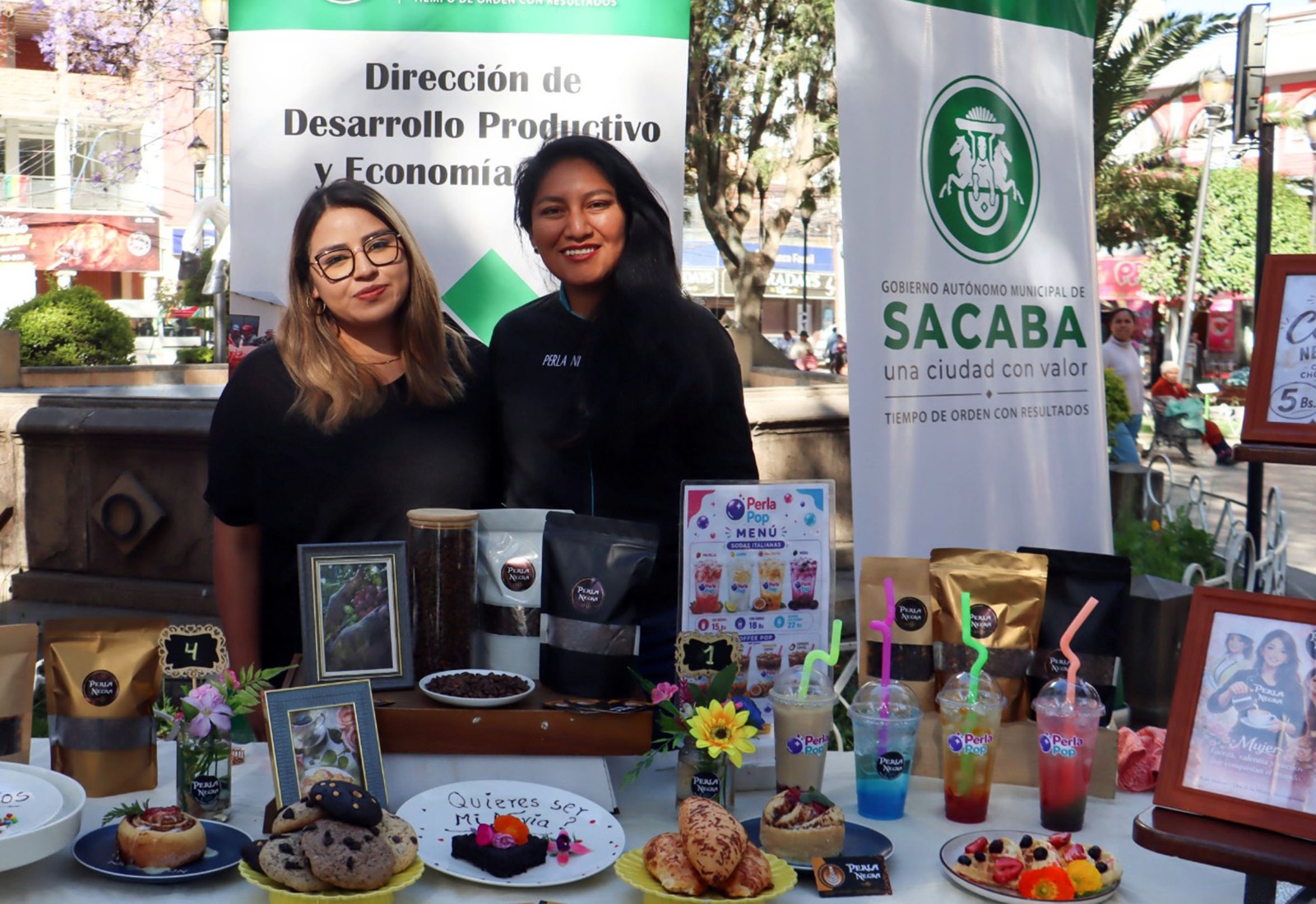 CAFETERIA PERLA NEGRA OFRECERA VARIEDAD DE POSTRES Y CAFÉ DE CARANAVI TOSTADO EN SACABA