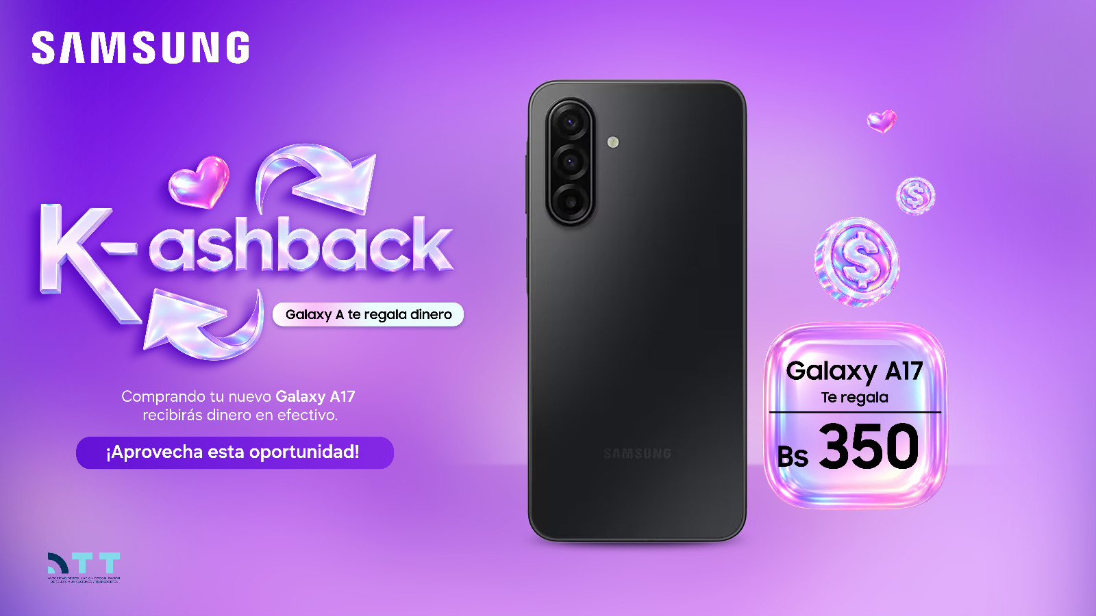 Samsung sorprende con la campaña K-WOW: Galaxy Buds Core gratis y hasta Bs 300 en efectivo